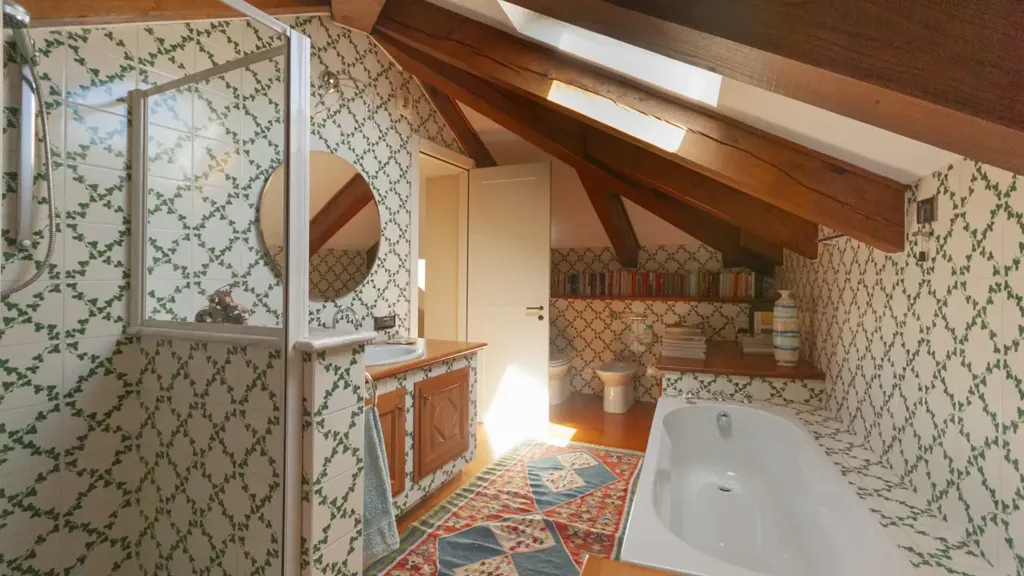 Salles de bain - Historic Villa with Panoramic Views in Grignasco