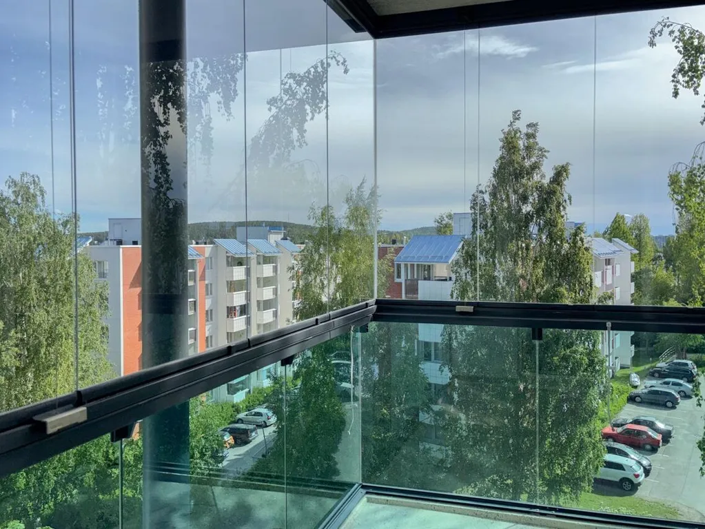 Balcony - Spacious Flat with Sauna in Jyväskylä