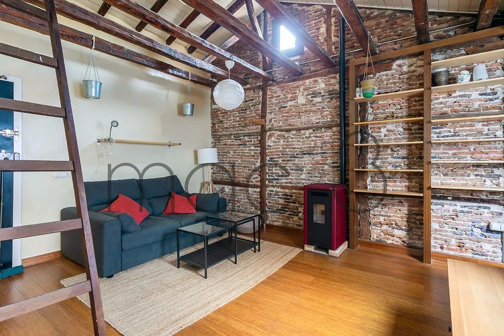 Séjour - Apartment with Balcony in Justicia, Madrid