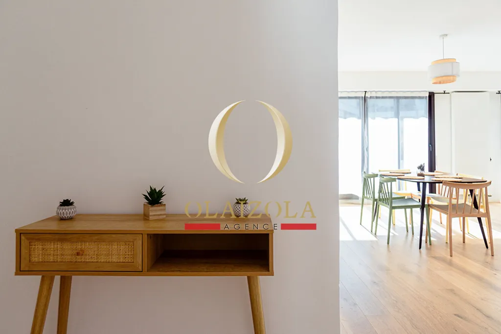 Dining Room - Renovated Apartment with Balcony in Biarritz