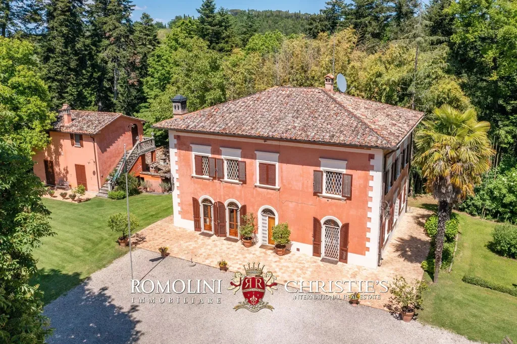 Vue aérienne - Villa with Pool and Olive Grove near Citerna