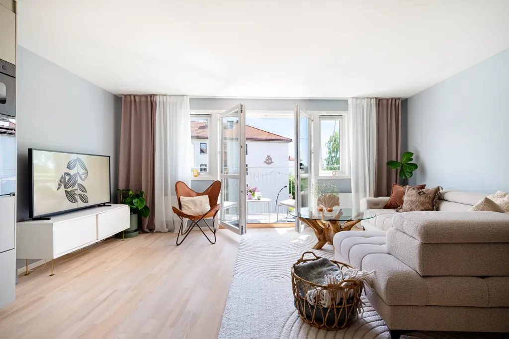 Elutuba - 2-Bedroom Apartment with Balcony in Oslo