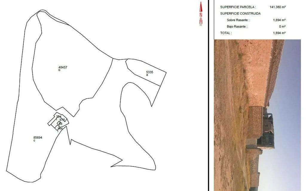 Plan - Development Land for Tertiary-Hotel Use in Alcañiz