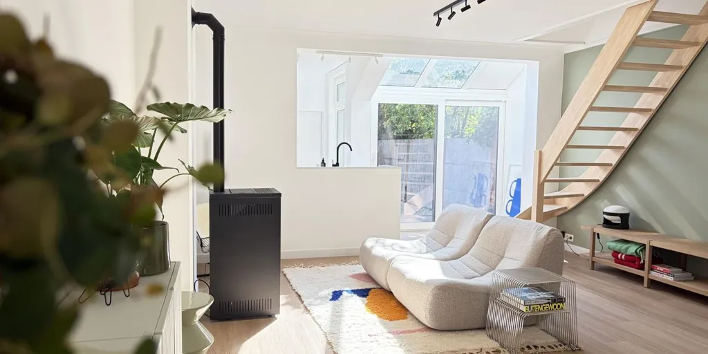 Séjour - Rijwoning Rénovée près du Centre de Bruges