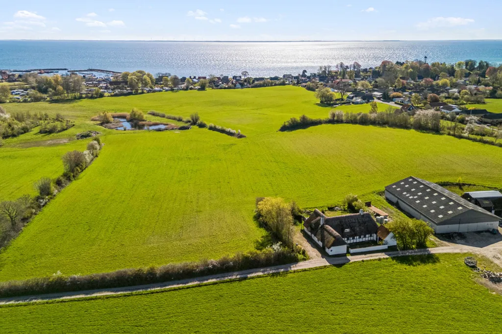 Õhuvaade - Bindingsværks Villa with Sea View in Pederstrup