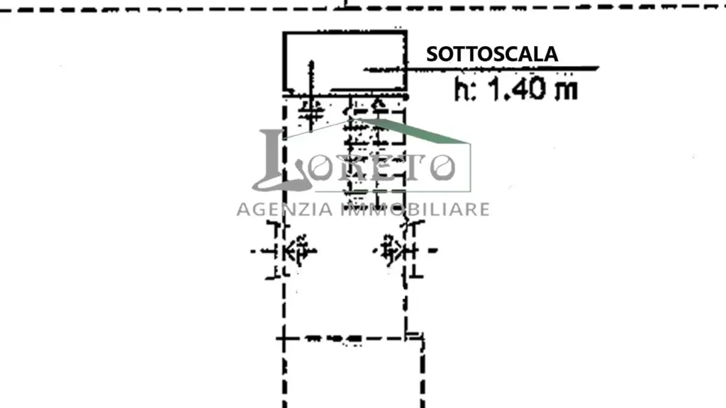 Plan - Quadrilocale with Triple Exposure in Rapallo