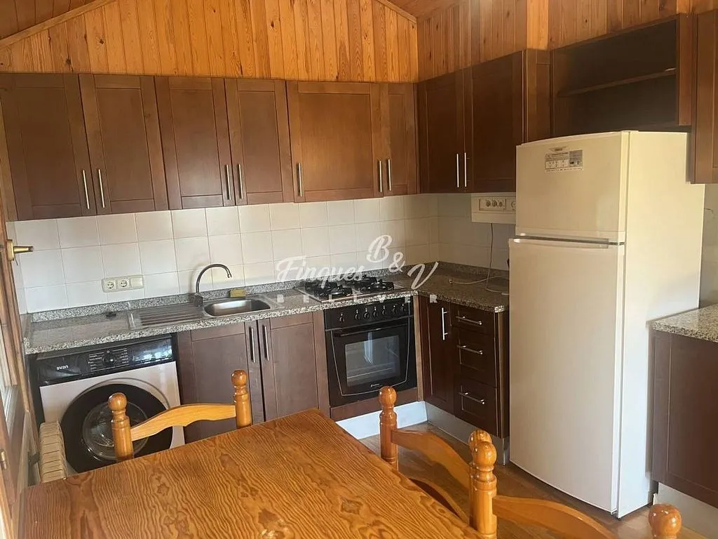 Köök - Apartment with East View in Bellver de Cerdanya