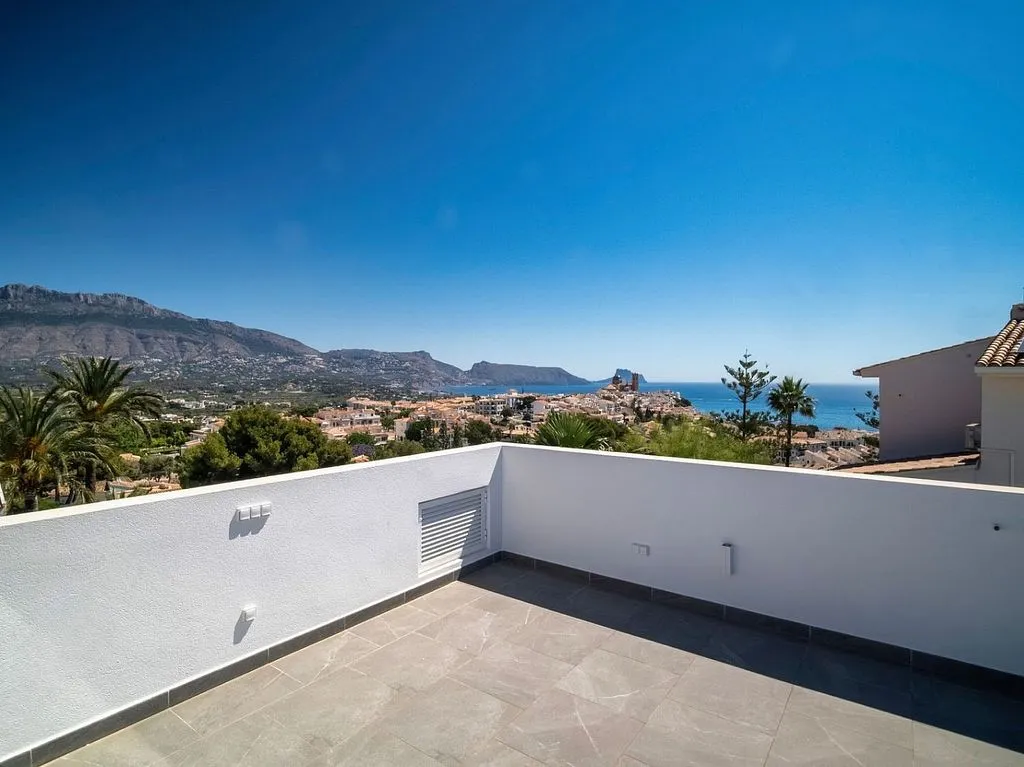 Terrasse - Contemporary Chalet with Pool in Altea Pueblo