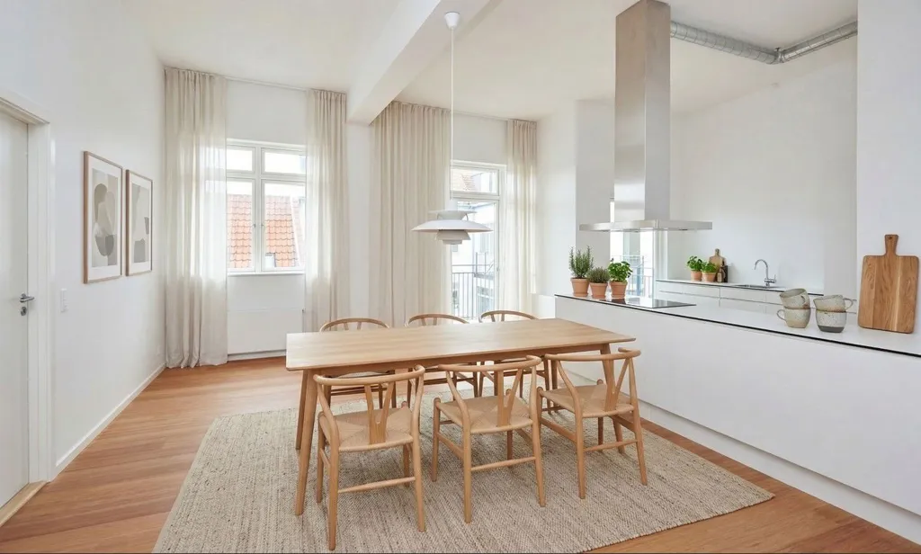 Söögituba - Contemporary Apartment with Rooftop Terrace in Copenhagen
