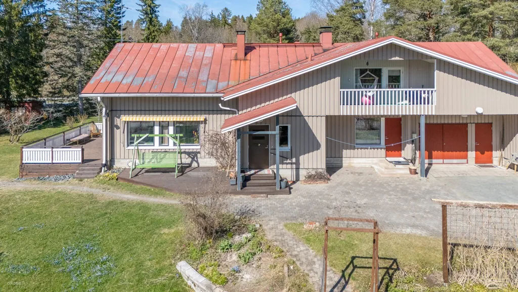 Vue aérienne - Personalised House with Sauna in Tammela