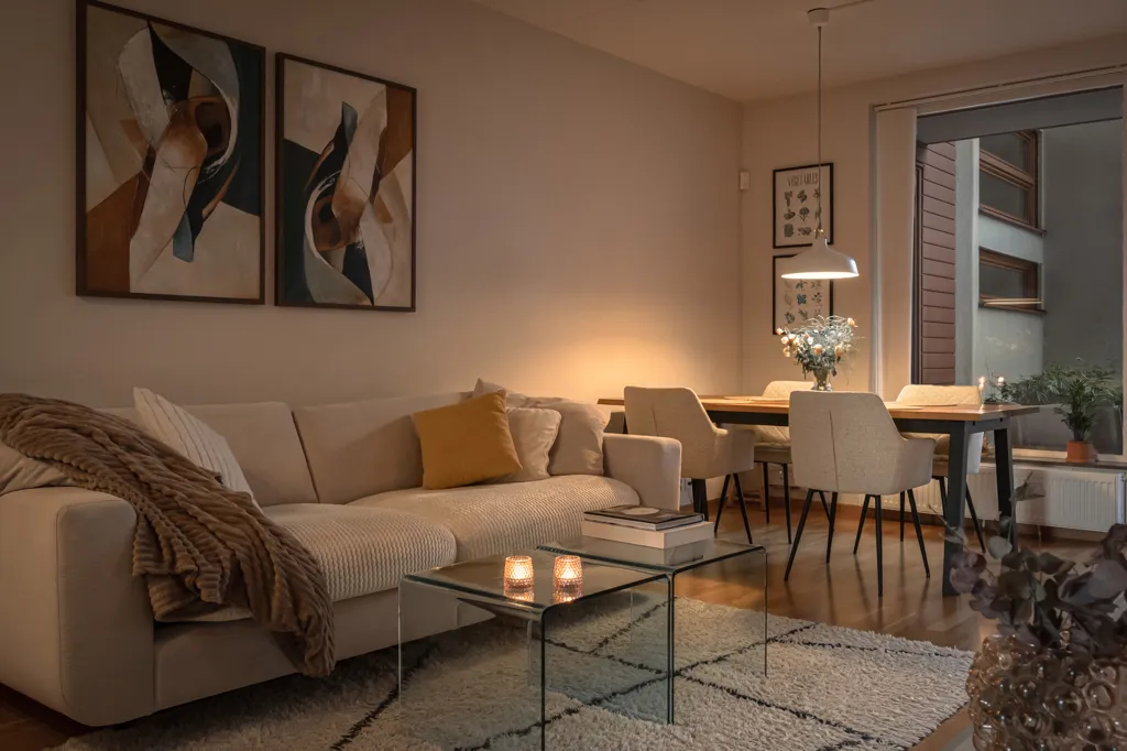 Séjour - Seafront Apartment with Garden in Söder