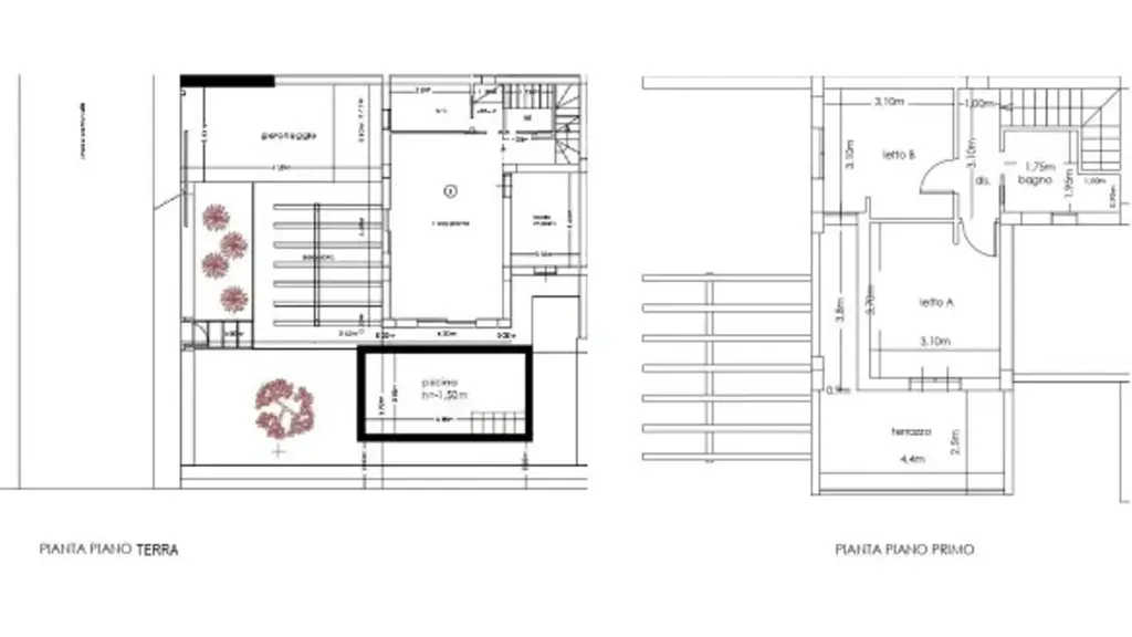 Plaan - New Four-Unit Villa with Pool in Terrasini