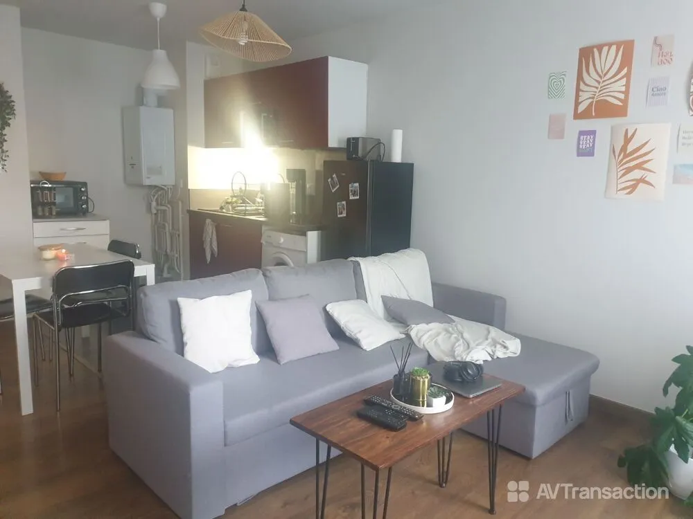 Séjour - Appartement T2 Investisseur avec Parking à Tours