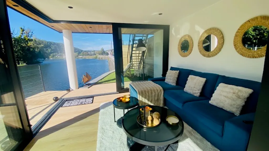 Séjour - Maison en Pierre avec Terrasse sur Meuse à Namur