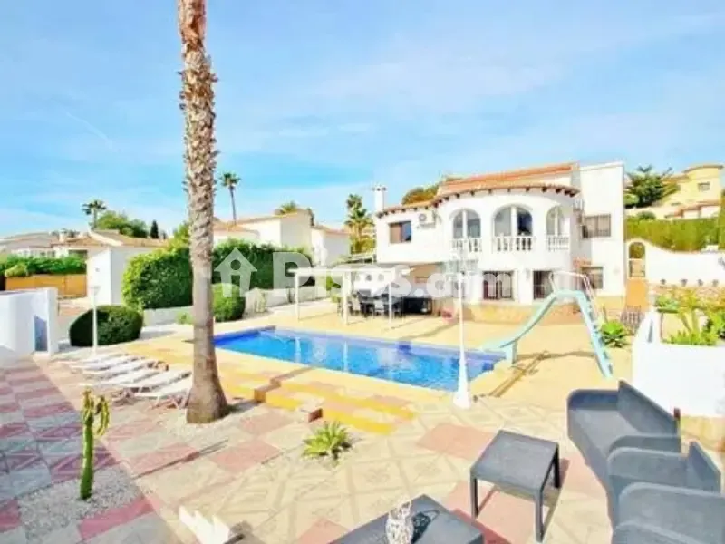 Piscina - Villa with Sea Views in Ortembach, Calpe