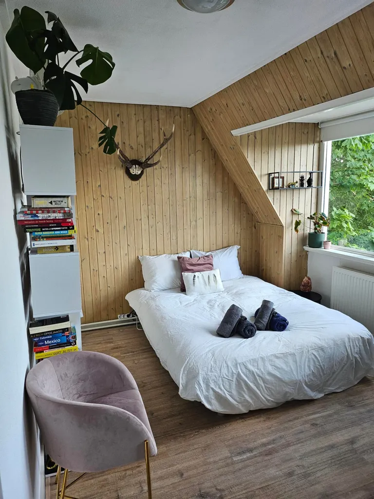 Camere da letto - Furnished Apartment with Terrace in Groningen