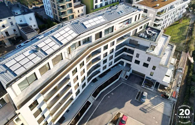 Aerial - Luxembourg-Belair Residence with Tram Access
