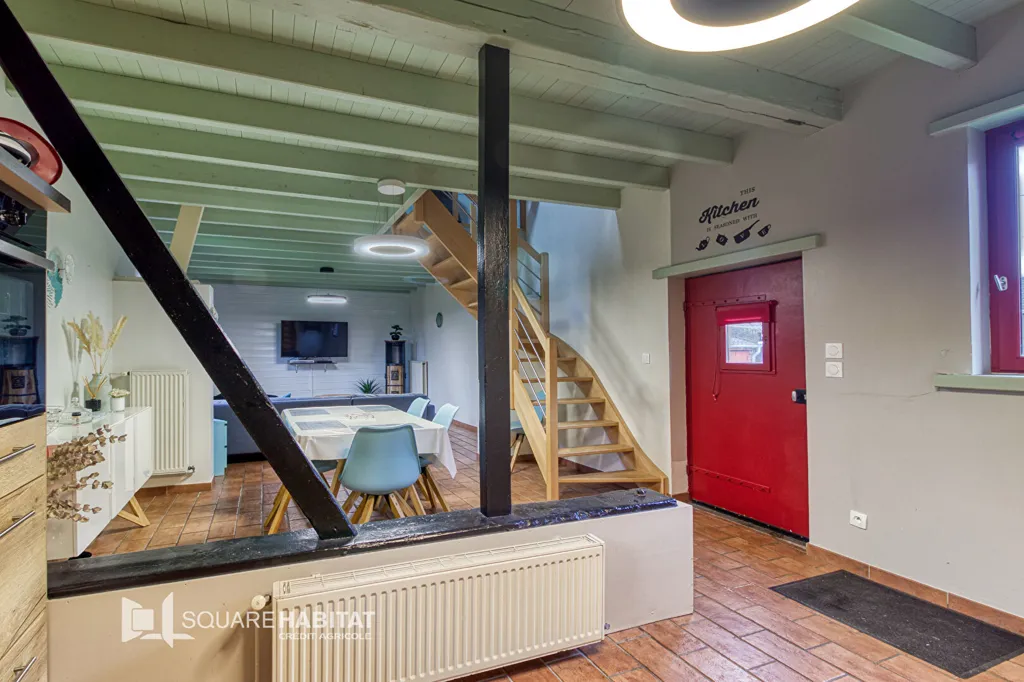 Salle à manger - Ensemble Immobilier Fermette avec Gîte à Andres