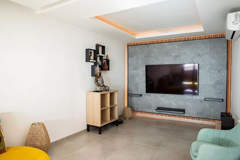 Séjour - Reformed Semi-detached House with Terrace in Ingenio