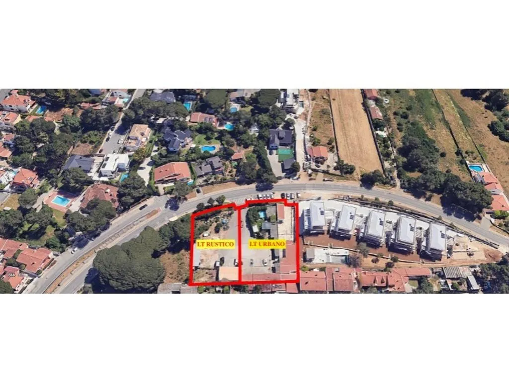 Õhuvaade - Construction Plot with Sea and Mountain Views in Cascais