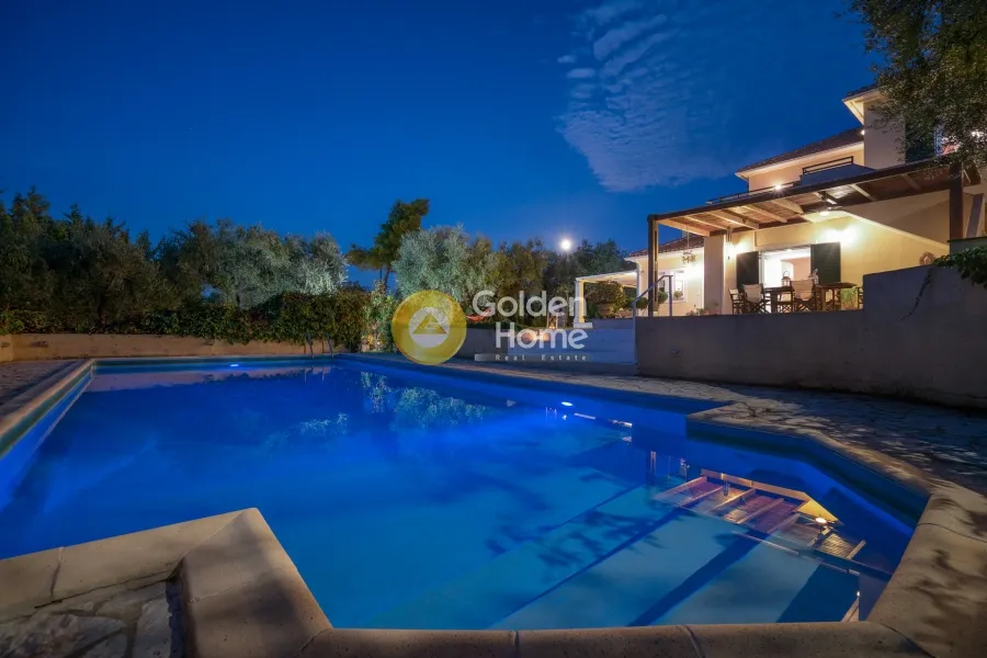 Piscine - Villa with Sea View in Arkadi - Tragaki