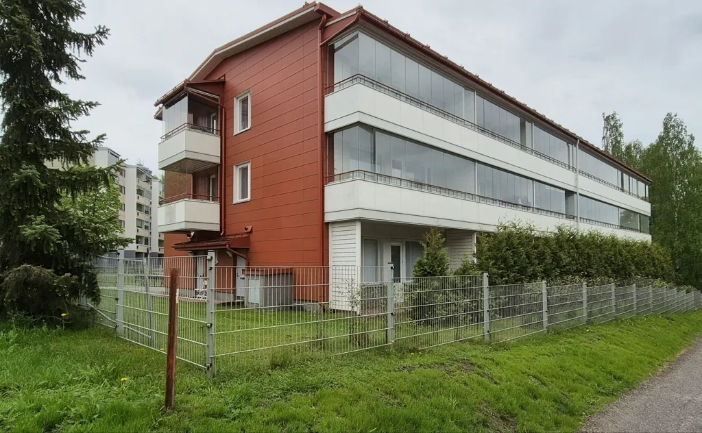 Exterior - Modern Apartment with Balcony in Lahti Centre