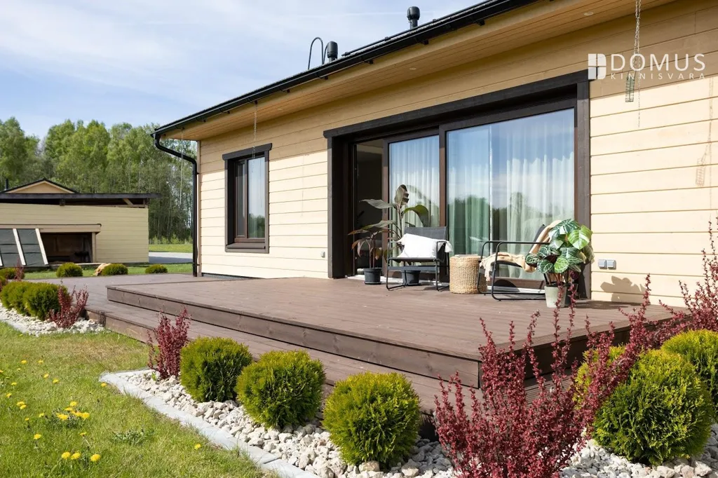Terrace - Recently Rented Detached House with Garage in Võllinge