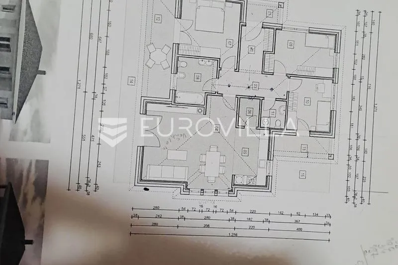 Floor Plan - Building Plot with View in Lupoglav