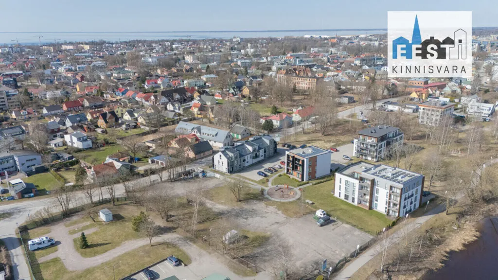 Vue aérienne - Apartment with River View in Pärnu Centre