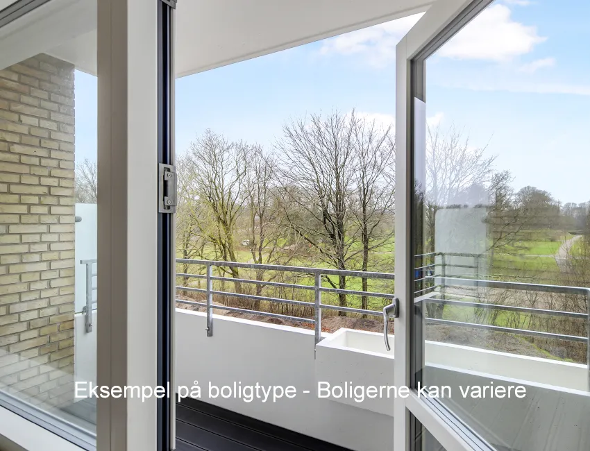 Balcon - Apartment with City View in Aalborg