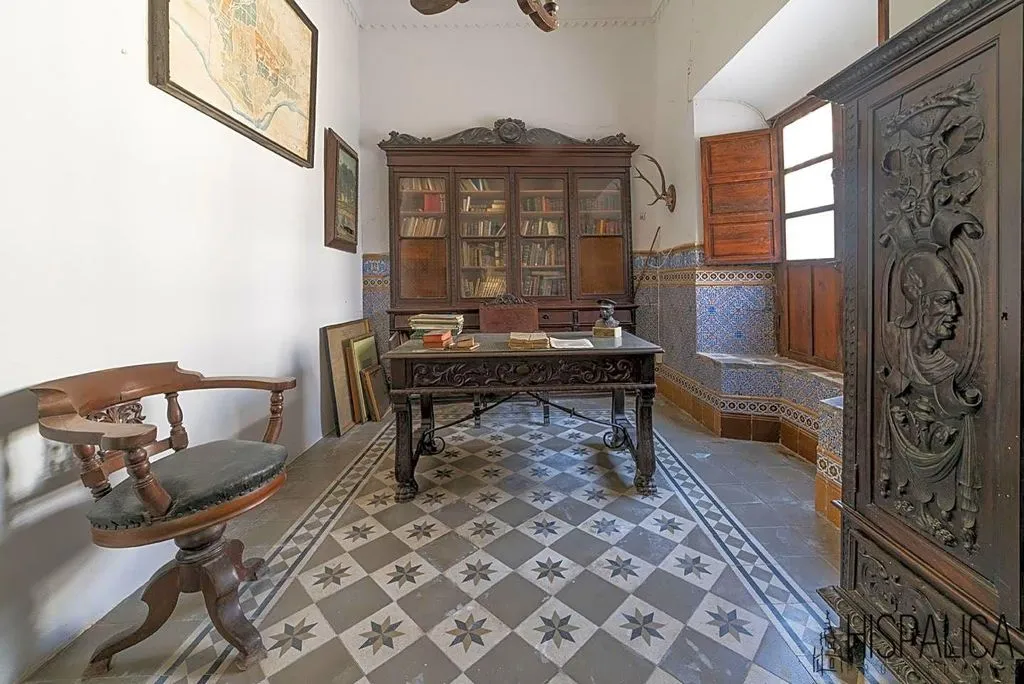 Bureau - Casa Palacio with Pool in Écija