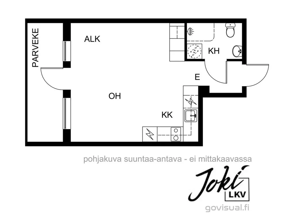 Plan - Apartment with Sea View in Rovaniemi