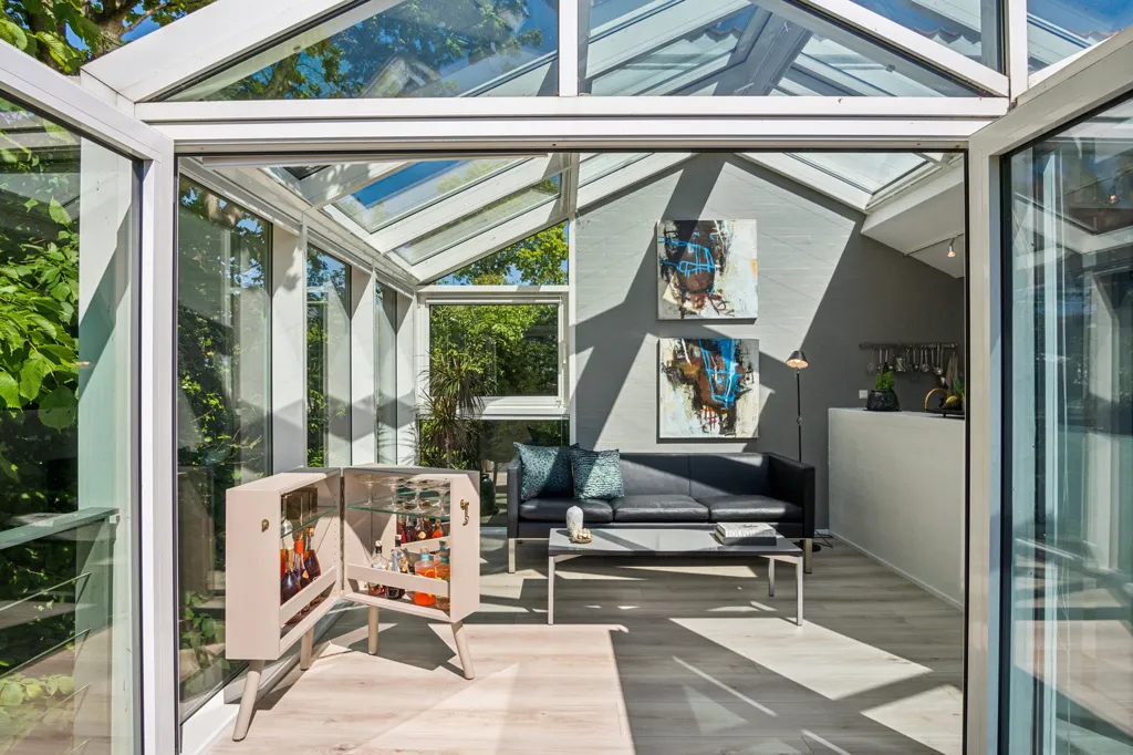 Terrasse - Villa with Pool and Sea View in Kolding