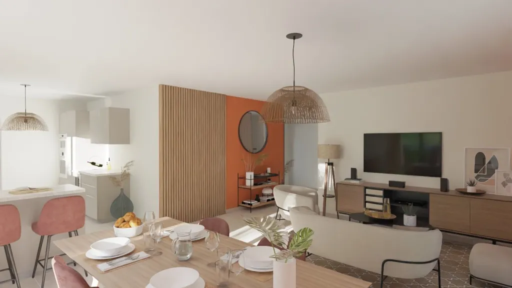 Maison Moderne avec Jardin dans un Quartier Paisible
