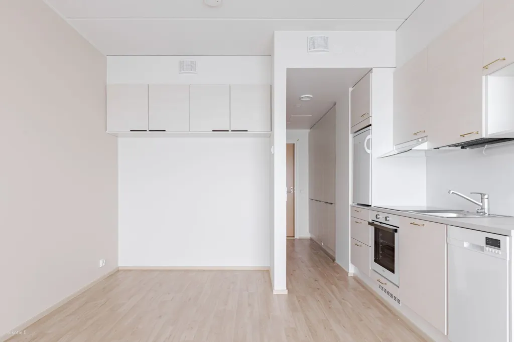 Kitchen - Bright Penthouse with Balcony in Hämeenlinna