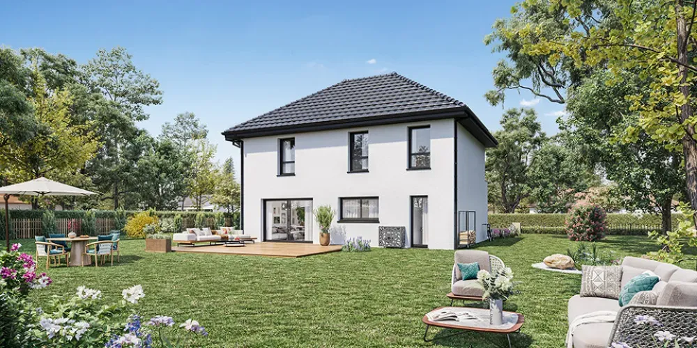 New Build House with Garden in Rue