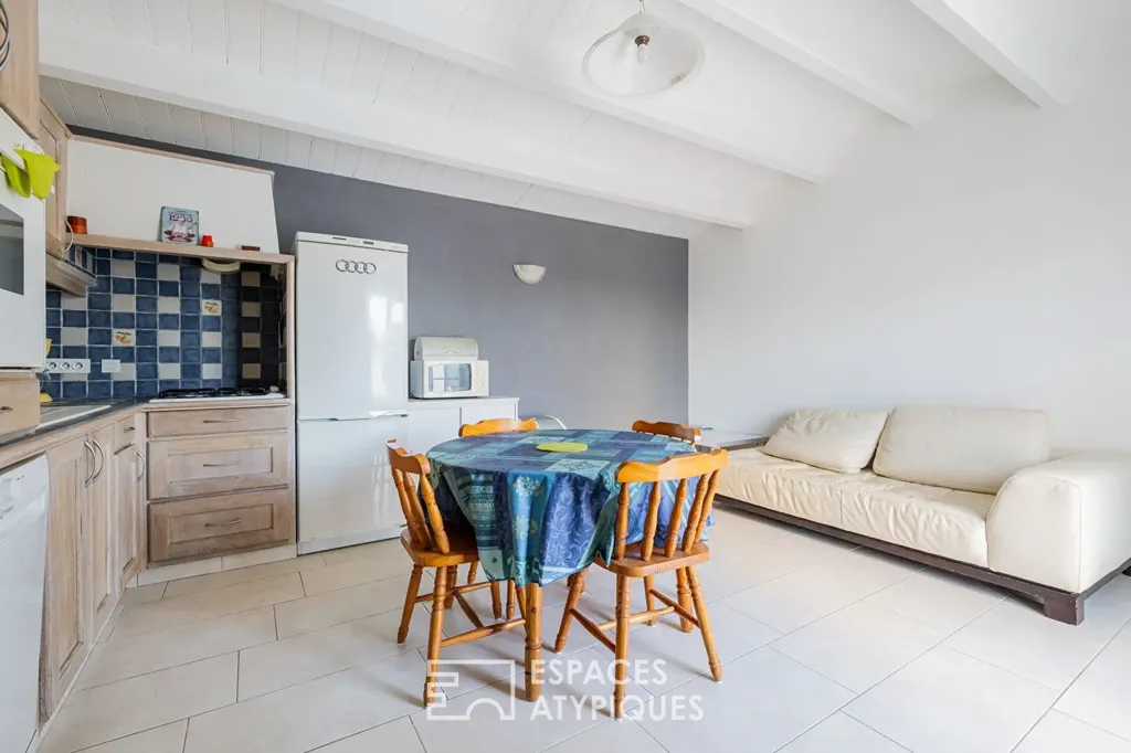 Söögituba - Villa with Sea View and Pool in Saint-Denis d'Oléron