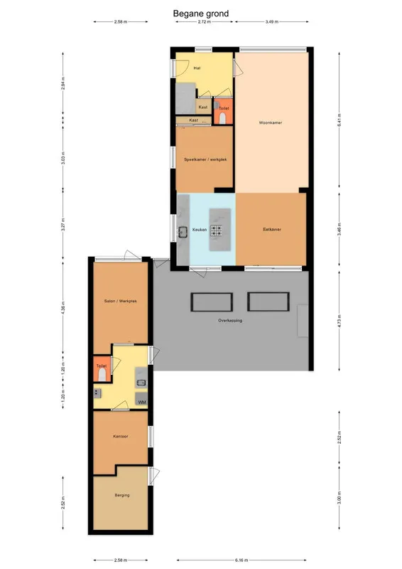 Plaan - Luxury Two-Storey House with Overkapping in Moergestel