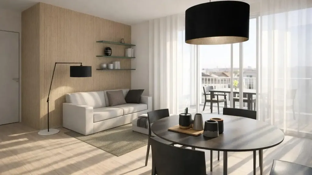Séjour - Modern Apartment with Terrace in Jesolo