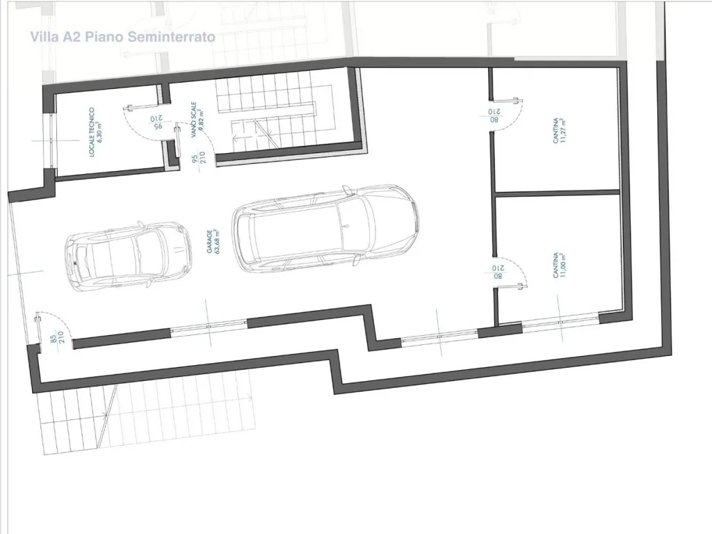 Floor Plan - Luxury Villa with Lake View in Verbania