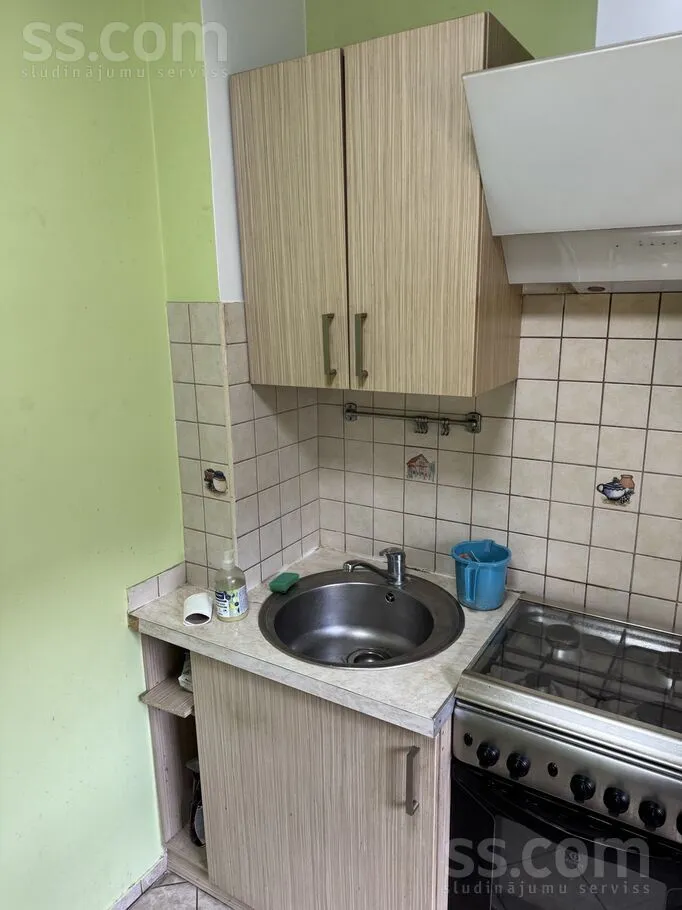 Köök - Two-Bedroom Flat with Balcony in Riga Centre