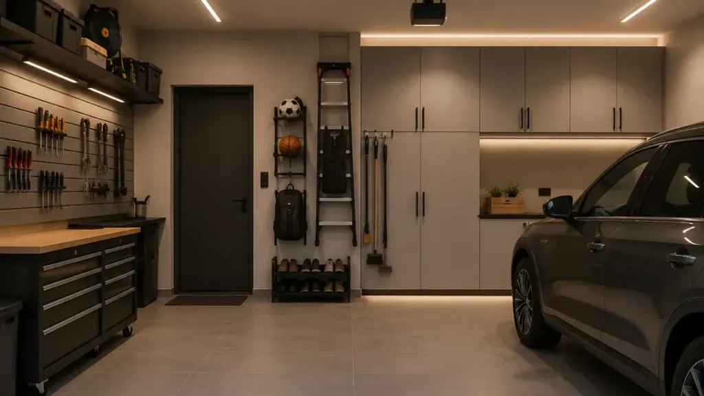 Garage - New Villa with Mountain View in Talignano