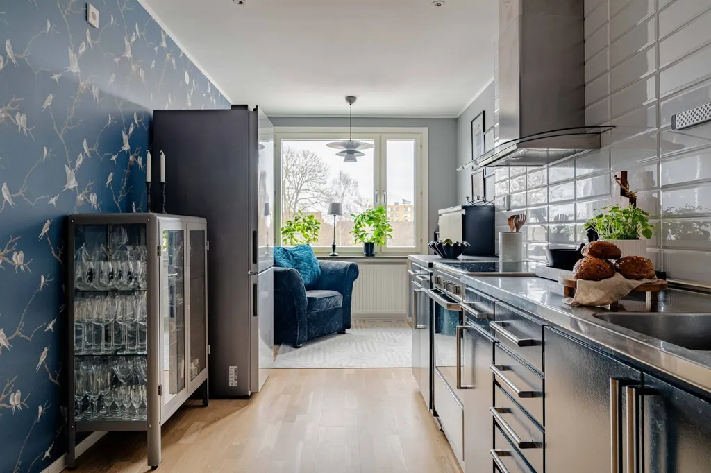 Cuisine - Apartment with Balcony in Ängelholm