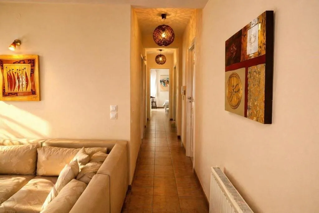 Living Room - Luxury Villa with Panoramic Views in Argostoli