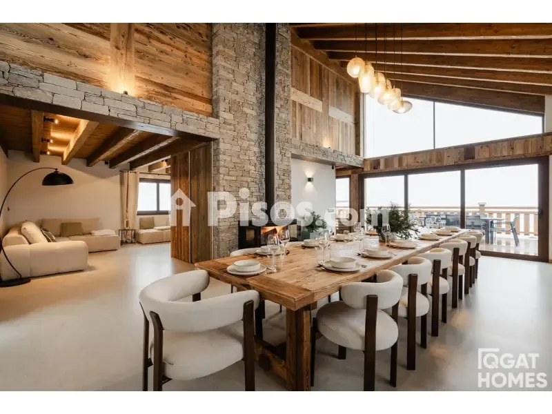 Salle à manger - Newly Built Chalet with Spa in Font-Romeu-Odeillo-Via