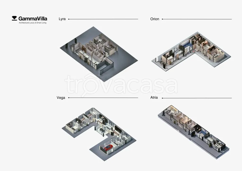 Plan - Luxury Villa with Pool in Turin