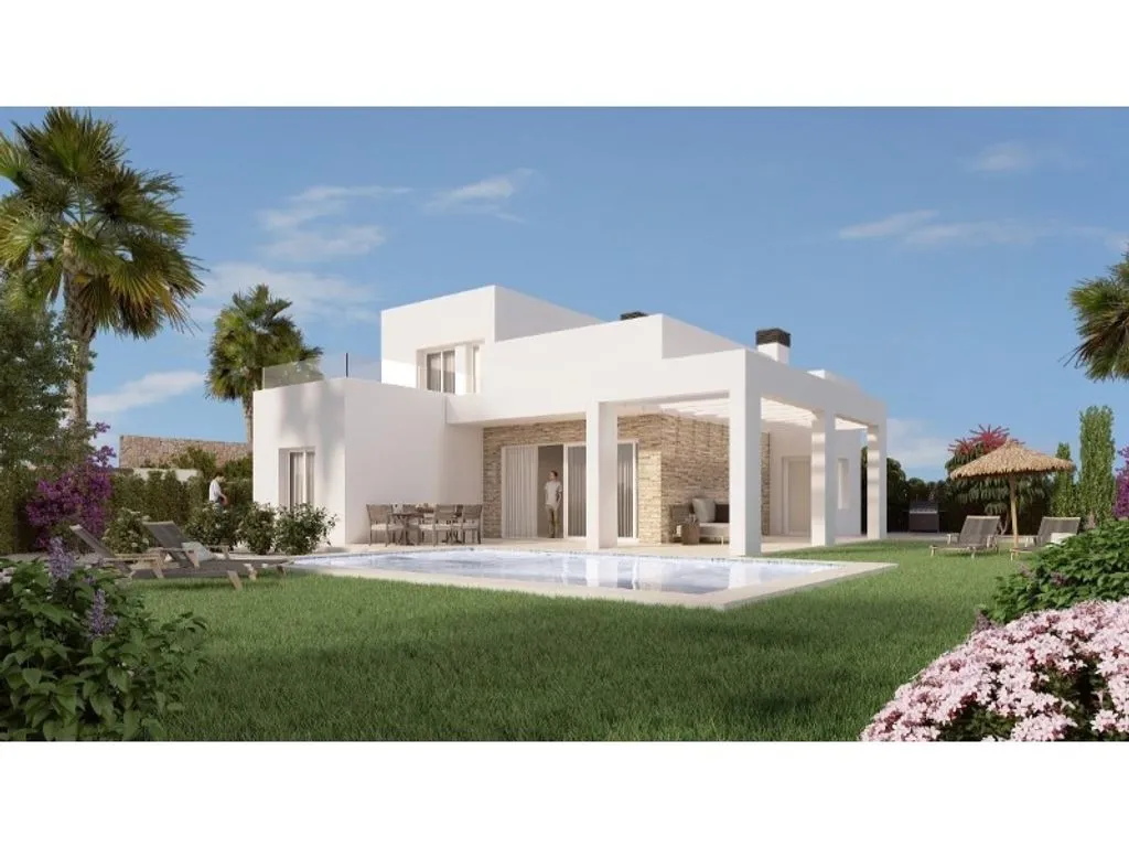 Exterior - Contemporary Villa with Pool in La Finca, Algorfa