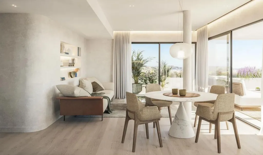 Salle à manger - Modern Apartment with Rooftop Pool in Estepona