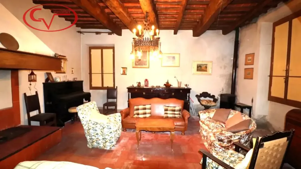 Séjour - Historic Villa with Olive Grove in Montevarchi