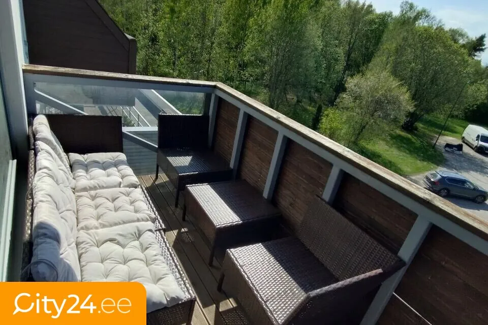 Balcon - Newly Decorated Flat with Balcony in Mustamäe